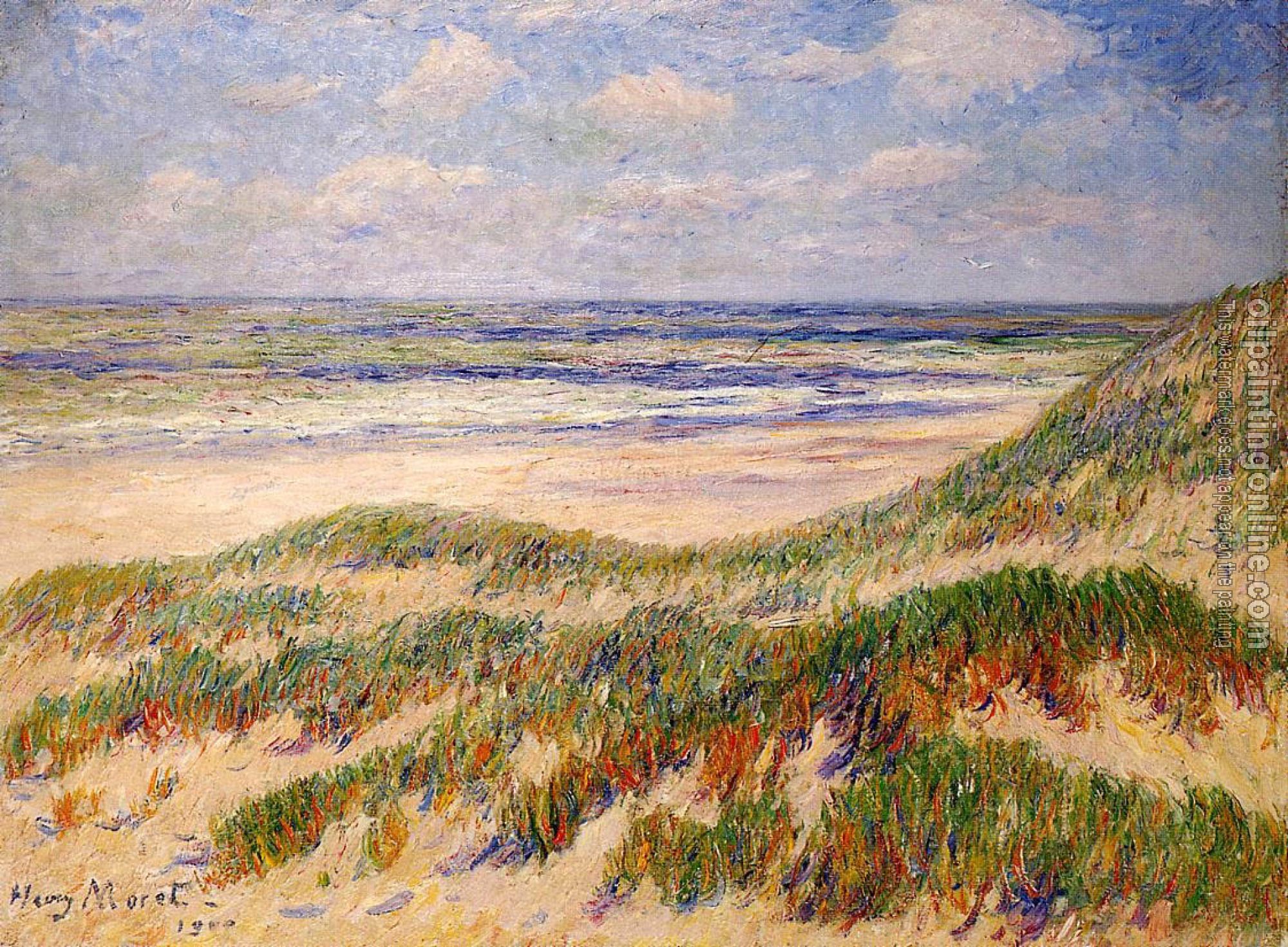 Moret, Henri - The Dunes at Egmond, Holland